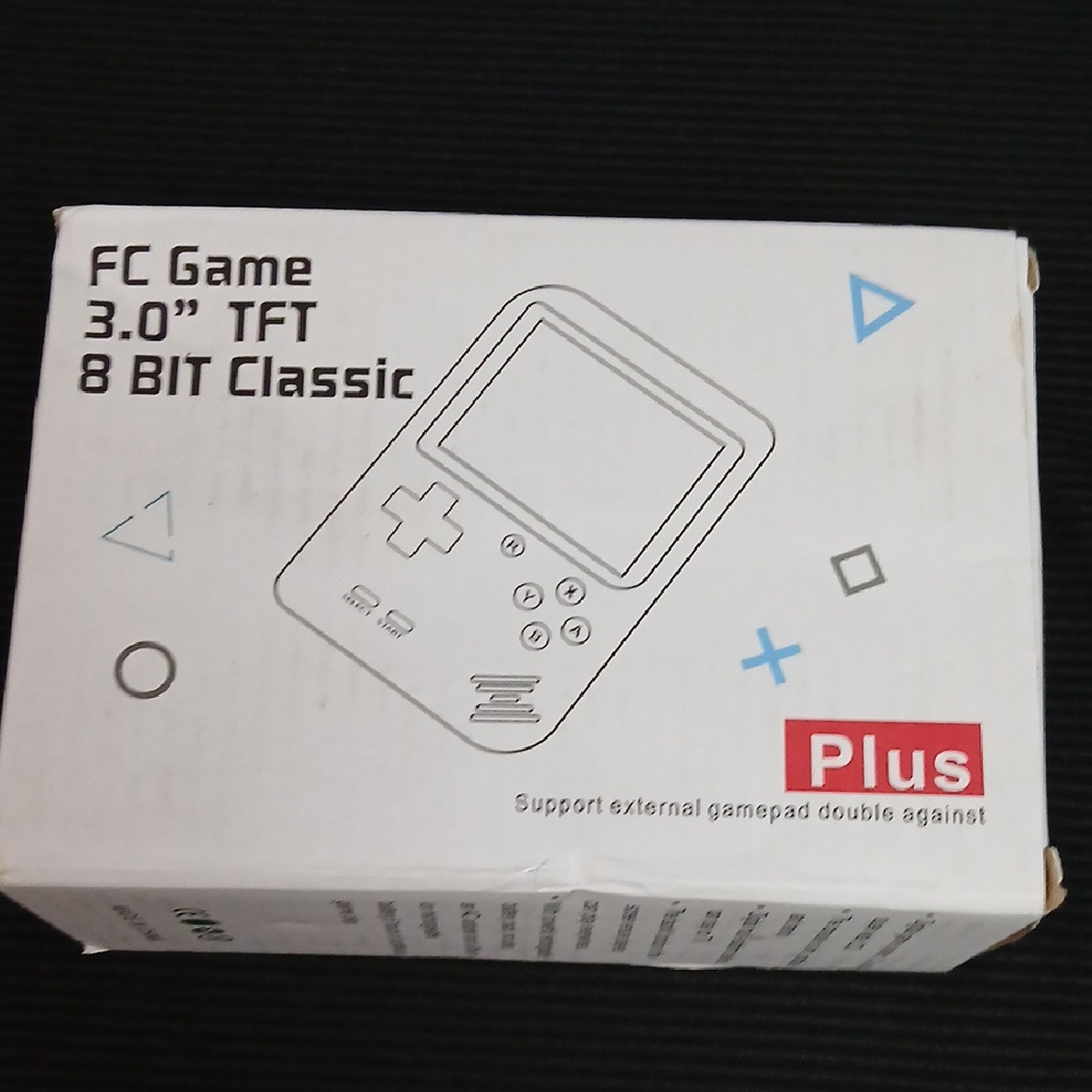 8 Bit Classic Handheld Game Console - Black
